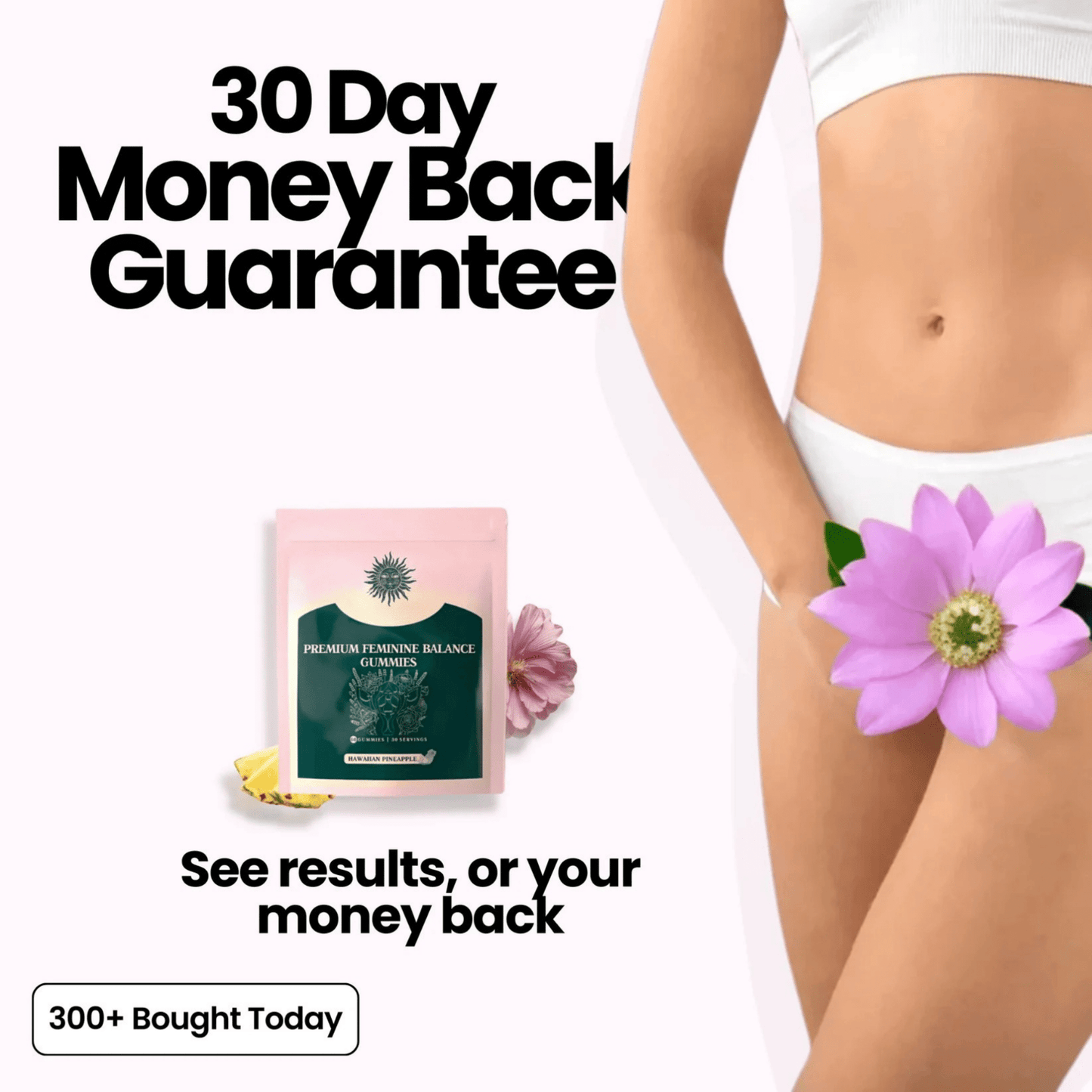 Feminine Balance Gummies – Hawaiian Pineapple - Feminine balance gummies