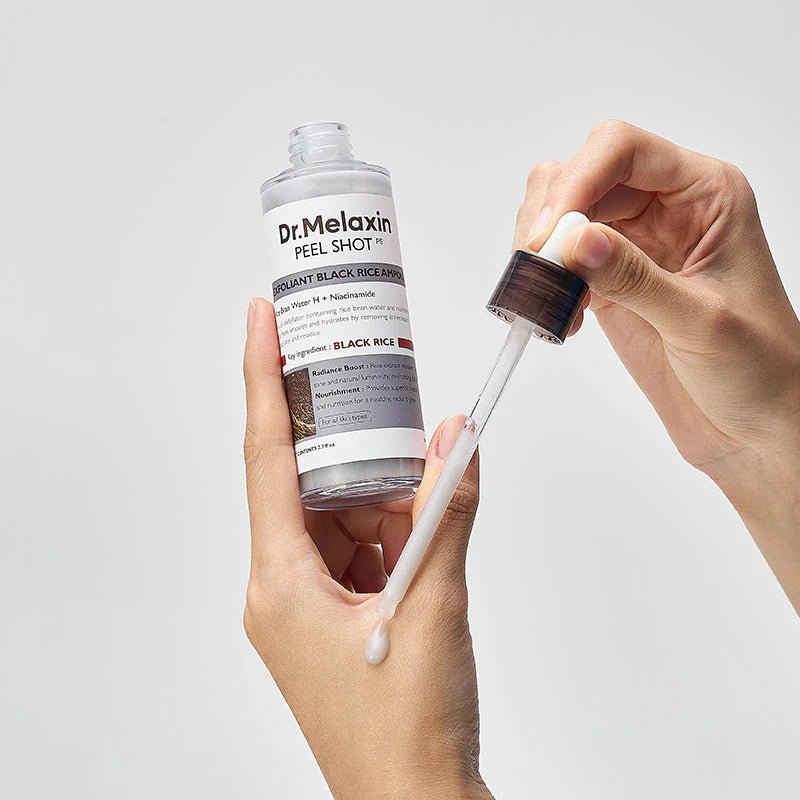 Dr.Melaxin Peel Shot Exfoliant Rice Ampoule Duo Set - Vitality Plus