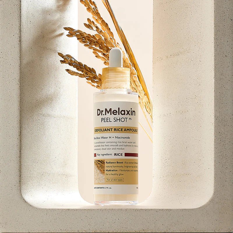 Dr.Melaxin Peel Shot Exfoliant Rice Ampoule Duo Set - Vitality Plus