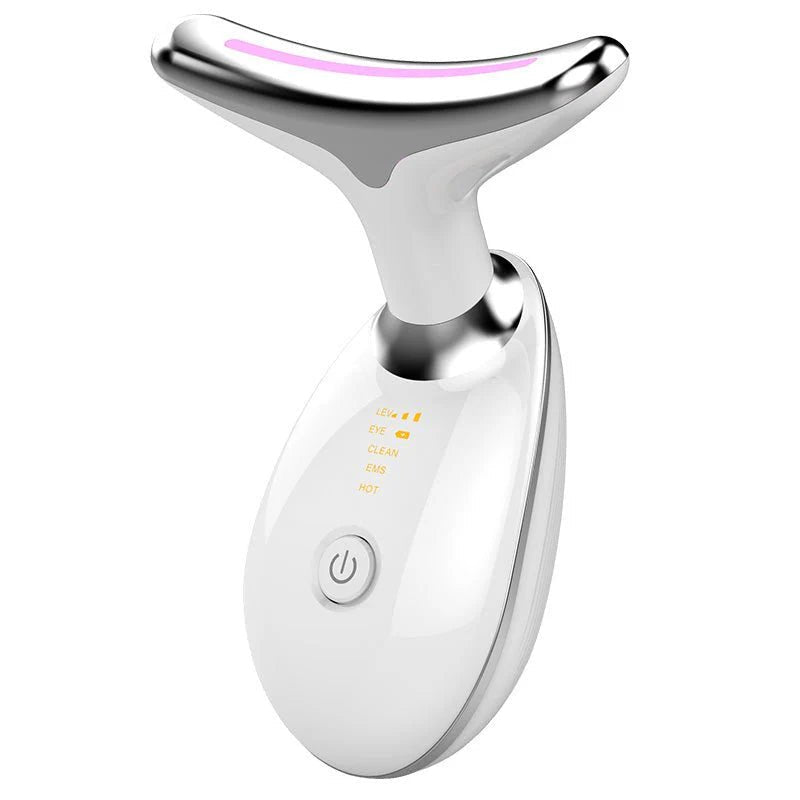 EMS Thermal Neck Lift Massager – Microcurrent Skin Tightening Device - Vitality Plus