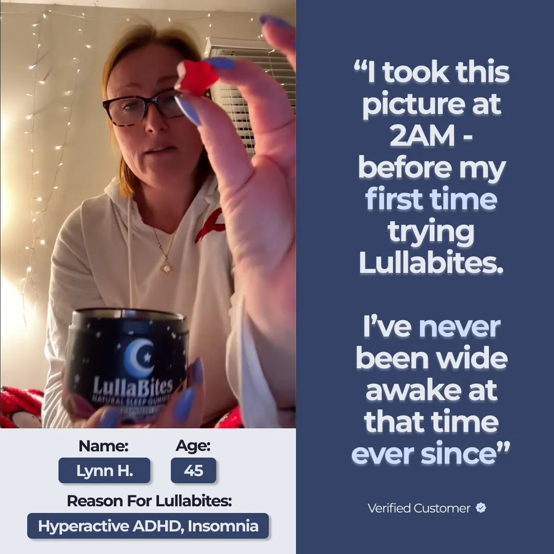 LullaBites Melatonin - Free Sleep Gummies - Vitality Plus