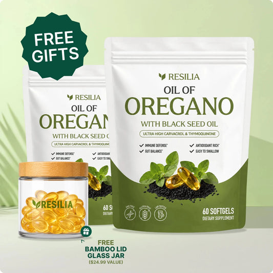 Resilia® Oil of Oregano Softgels - Vitality Plus